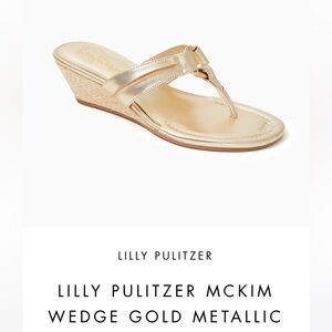 Lilly Pulitzer Gold Women's Sandals